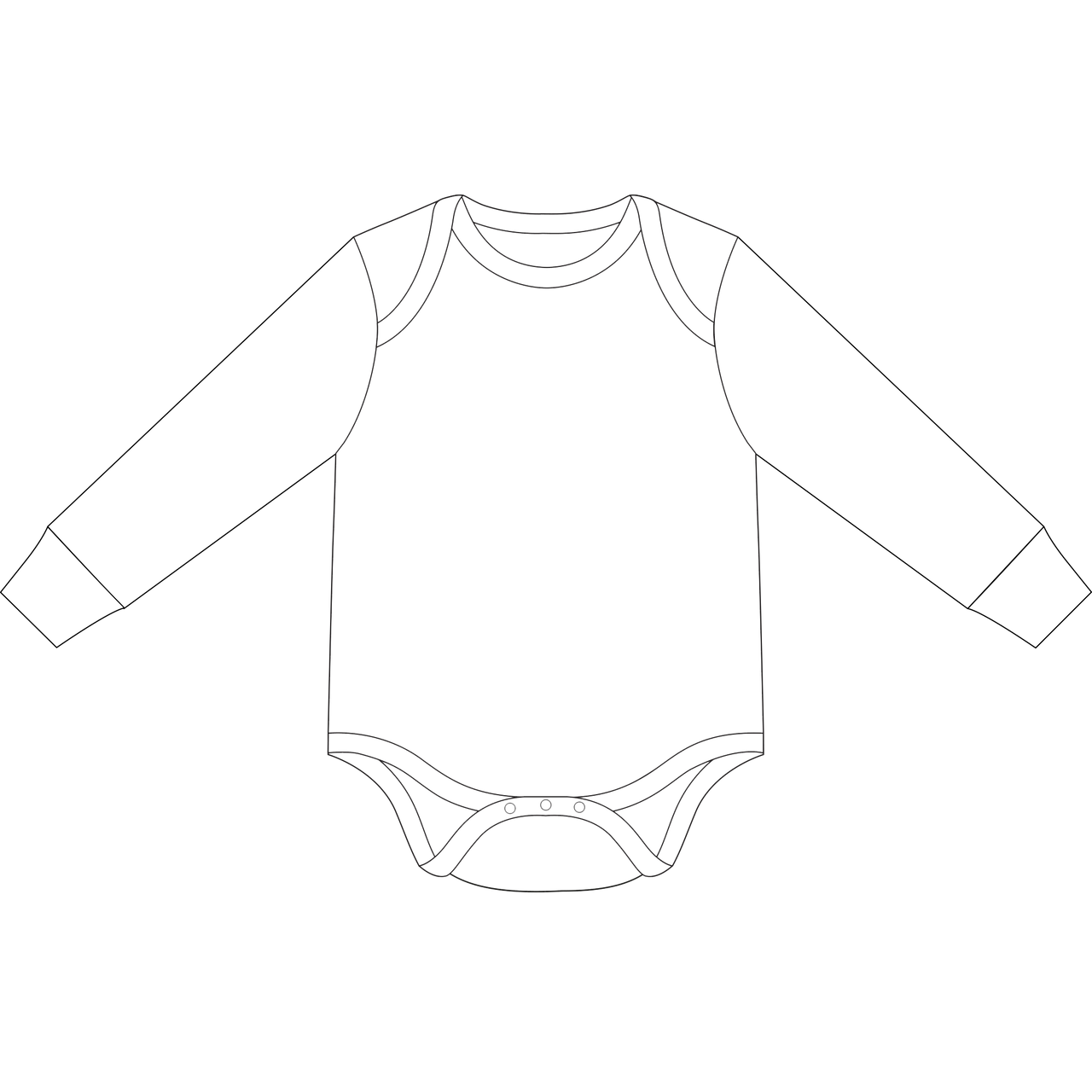 Custom Body s obálkovým výstřihem - dlouhé