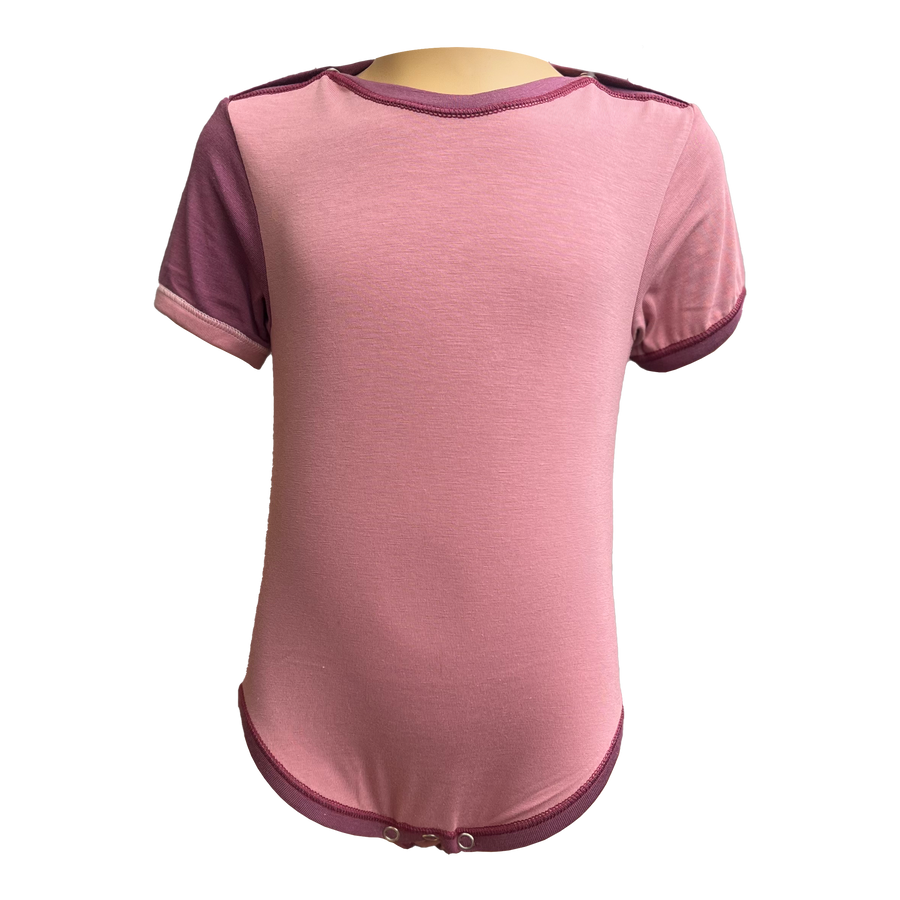 Body se zapínáním - růžové